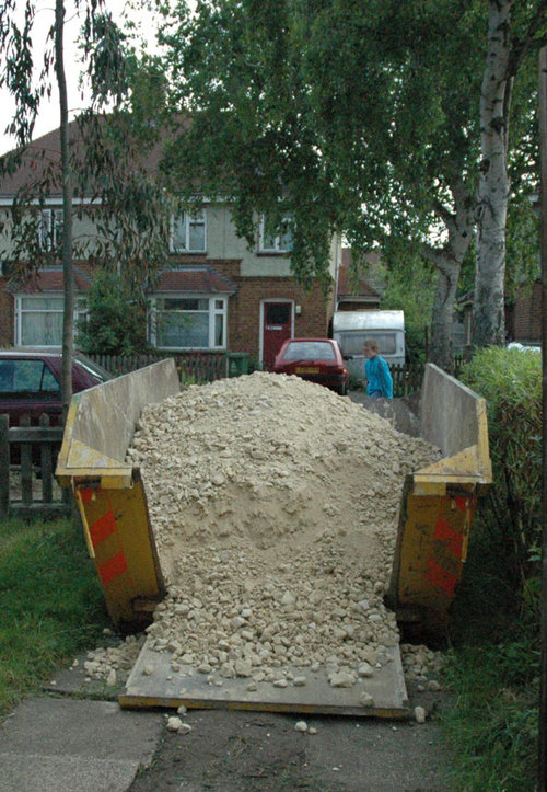 Limestone before moving May 2005