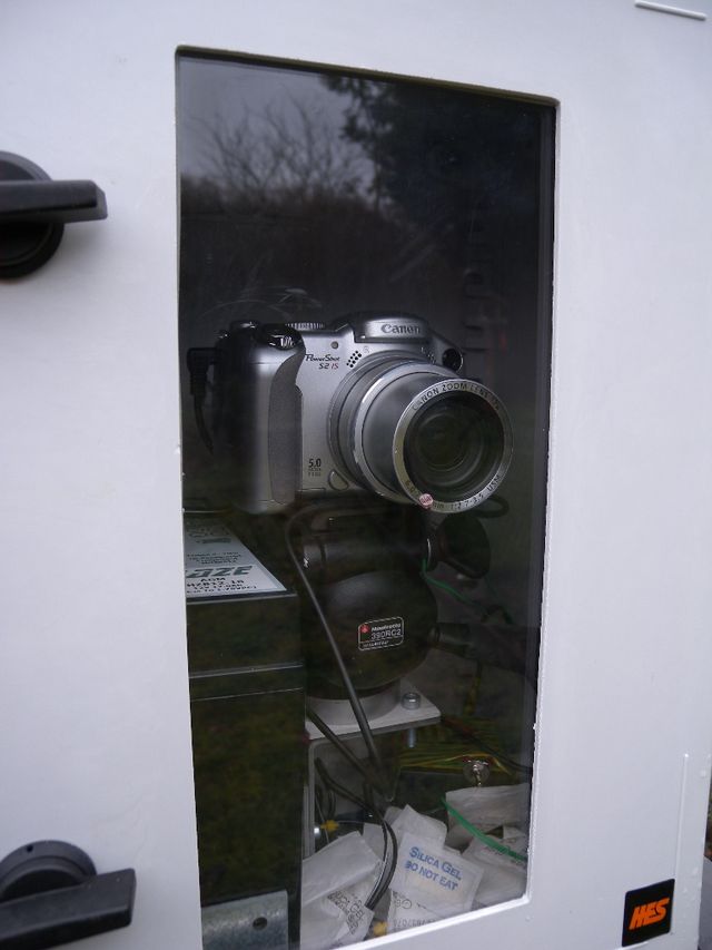 Camera enclosure with camera inside