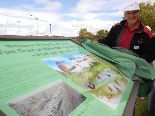 Environment Agency, Interpretation Lectern Bob Nudd