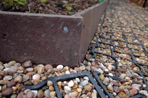 18mm Edging board & ecogrid detail